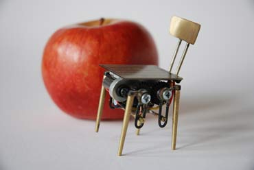 The Agony of Waiting, maquette for kinetic dancing chair.